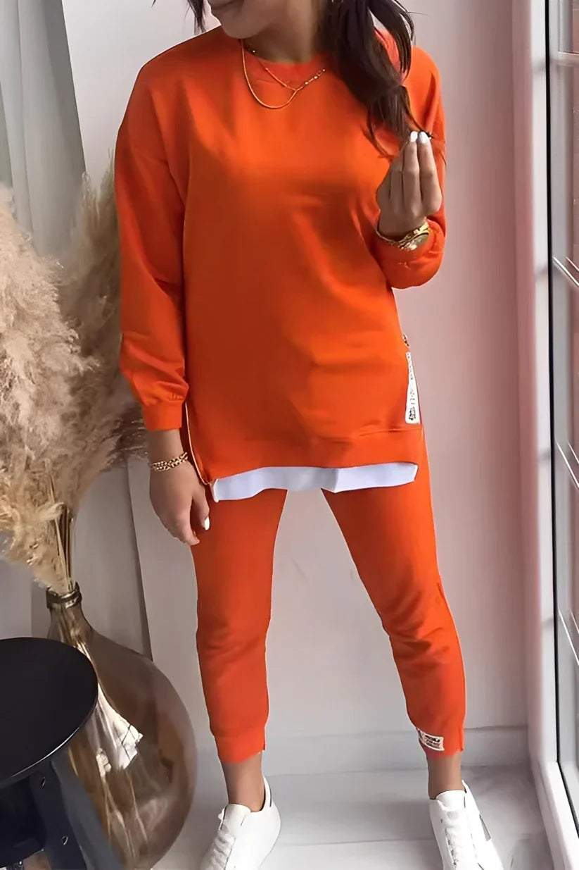 Kristine casual sweatshirt & pants set – women