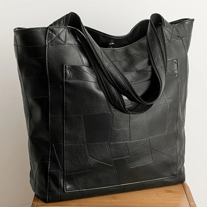 Frenzy faux leather tote bag – women