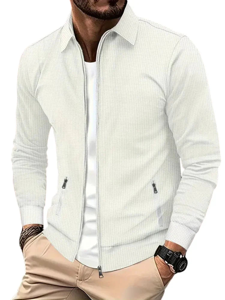 Giulio lightweight zip jacket – men