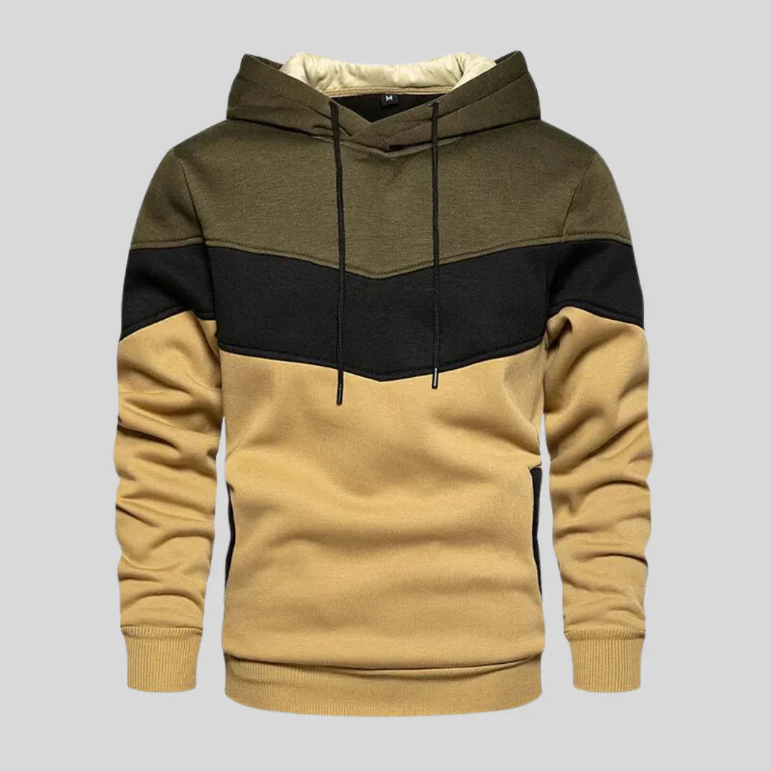 Paul patchwork knit sweater – men