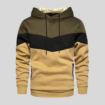Paul patchwork knit sweater – men