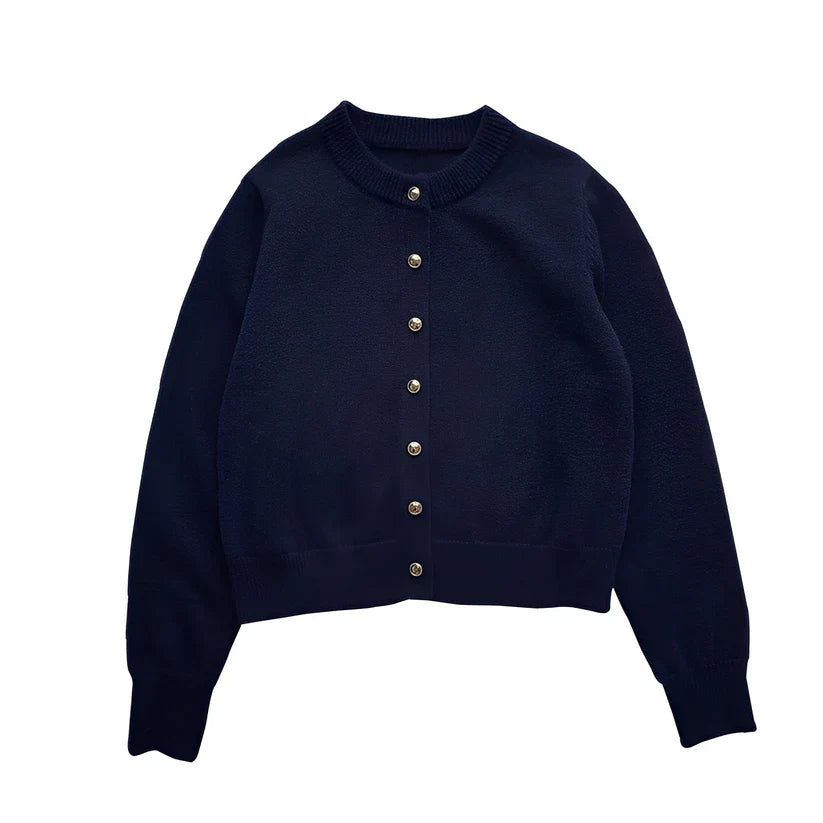 Merla relaxed pullover coat with round neck – women