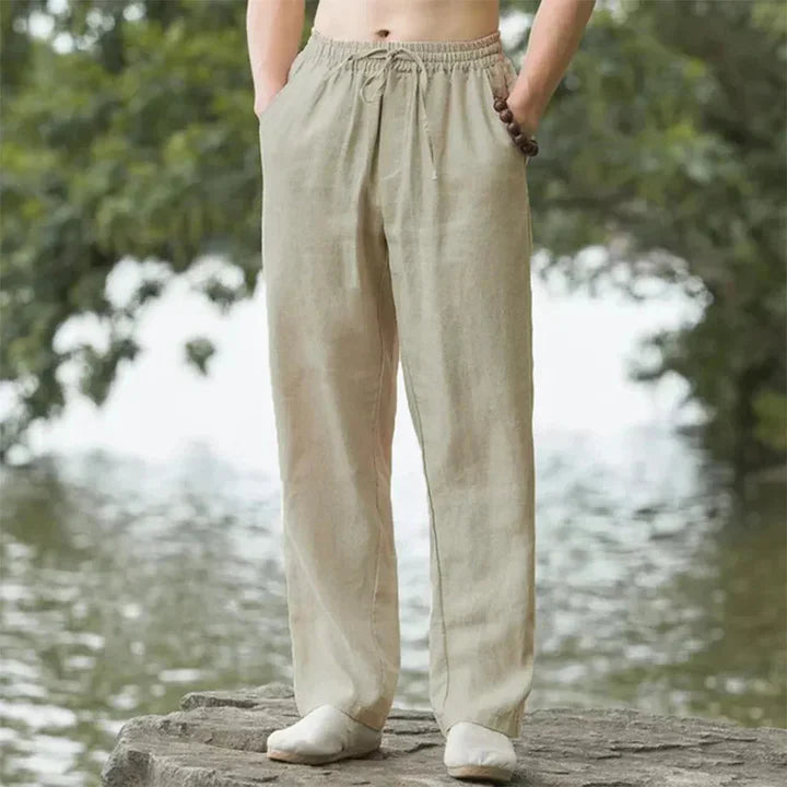 Men’s linen beach pants – men