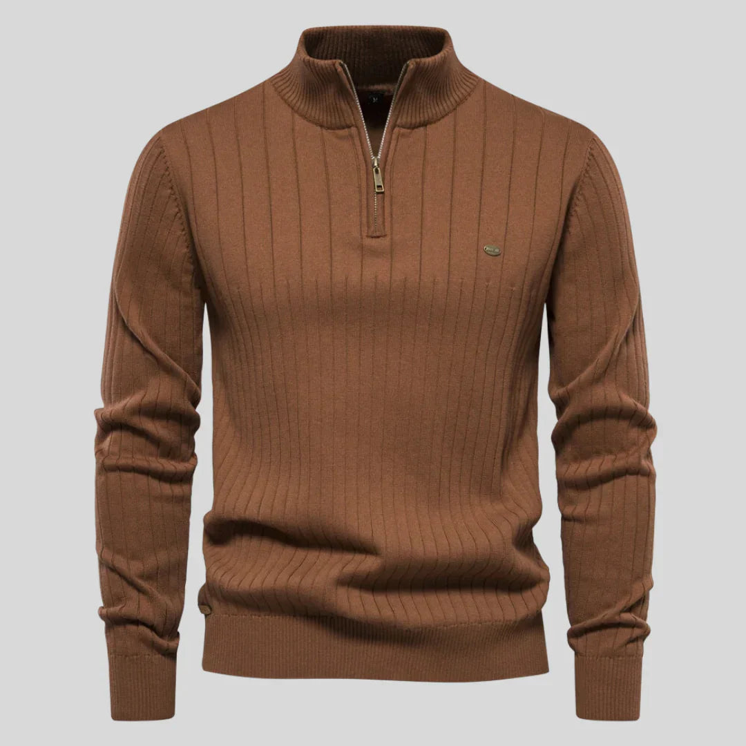 Bernhard classic knit pullover – men
