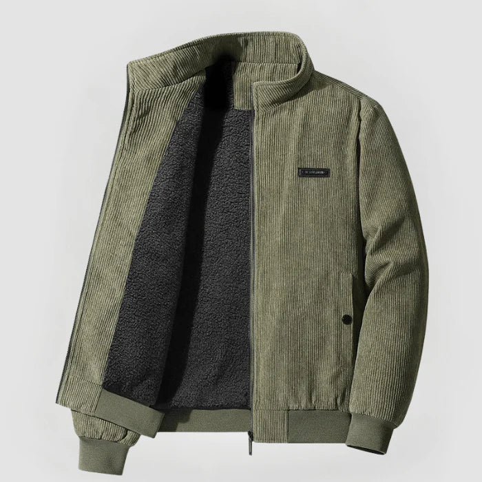 Finley – corduroy utility jacket with fleece lining