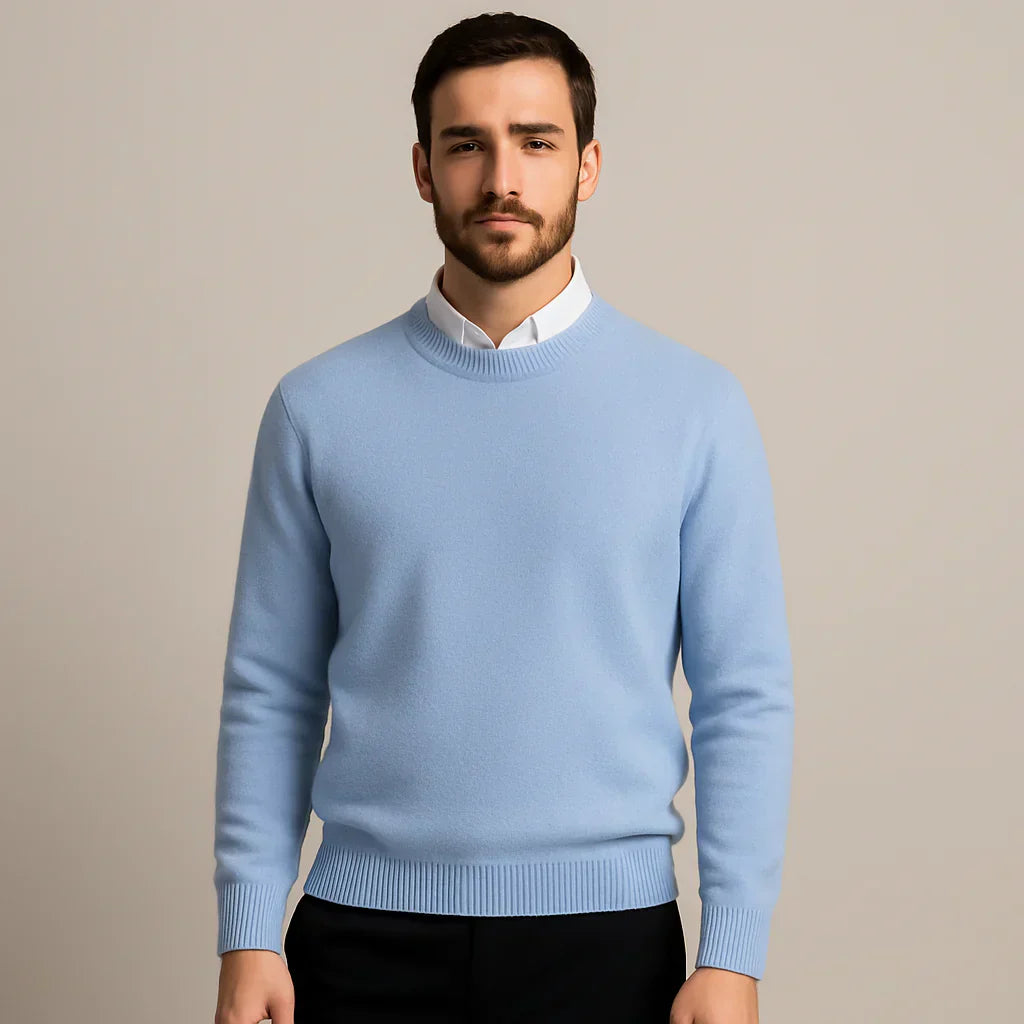 Jakob men's cashmere sweater, classic style