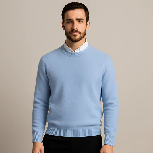 Jakob men's cashmere sweater, classic style