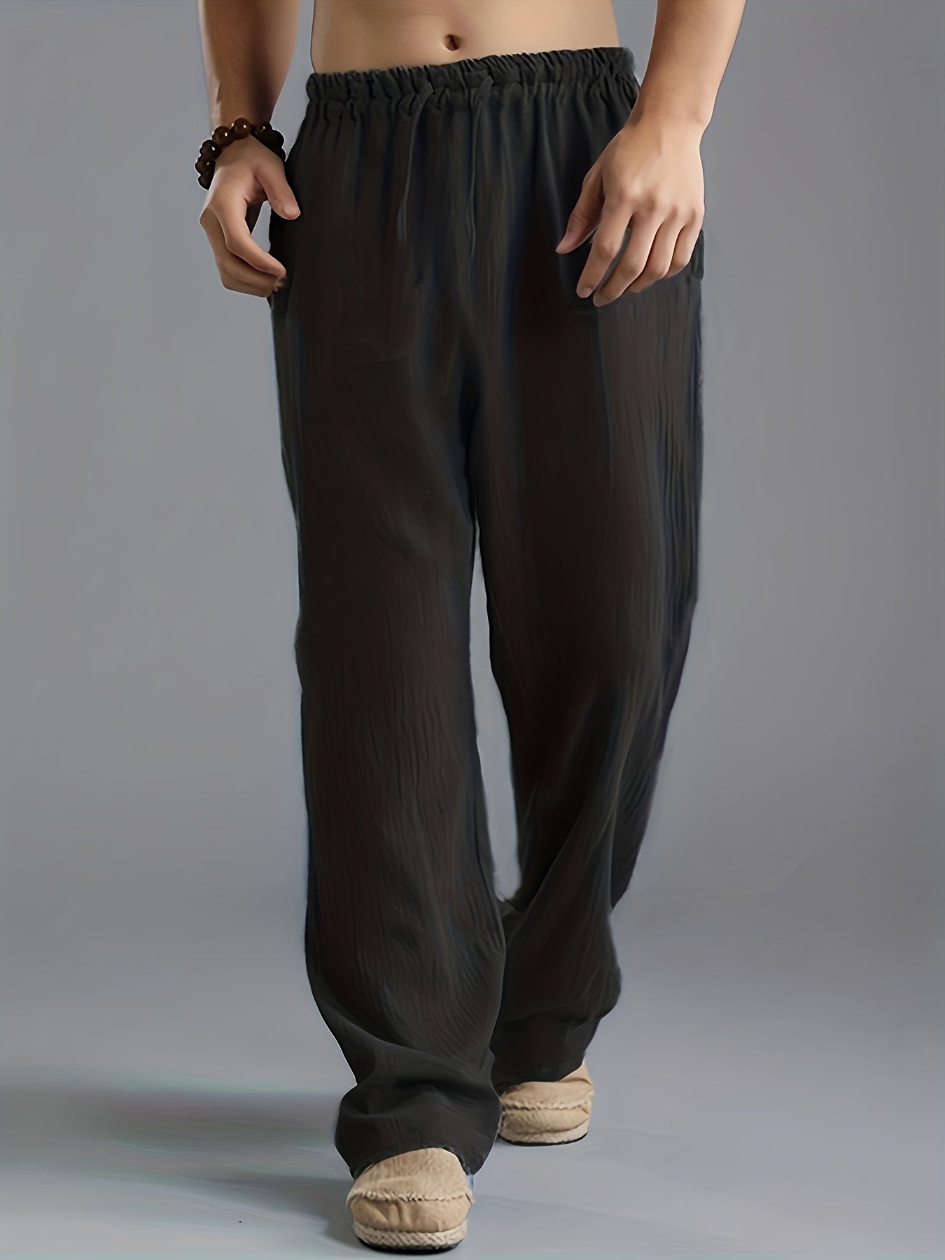 Linen trousers for men