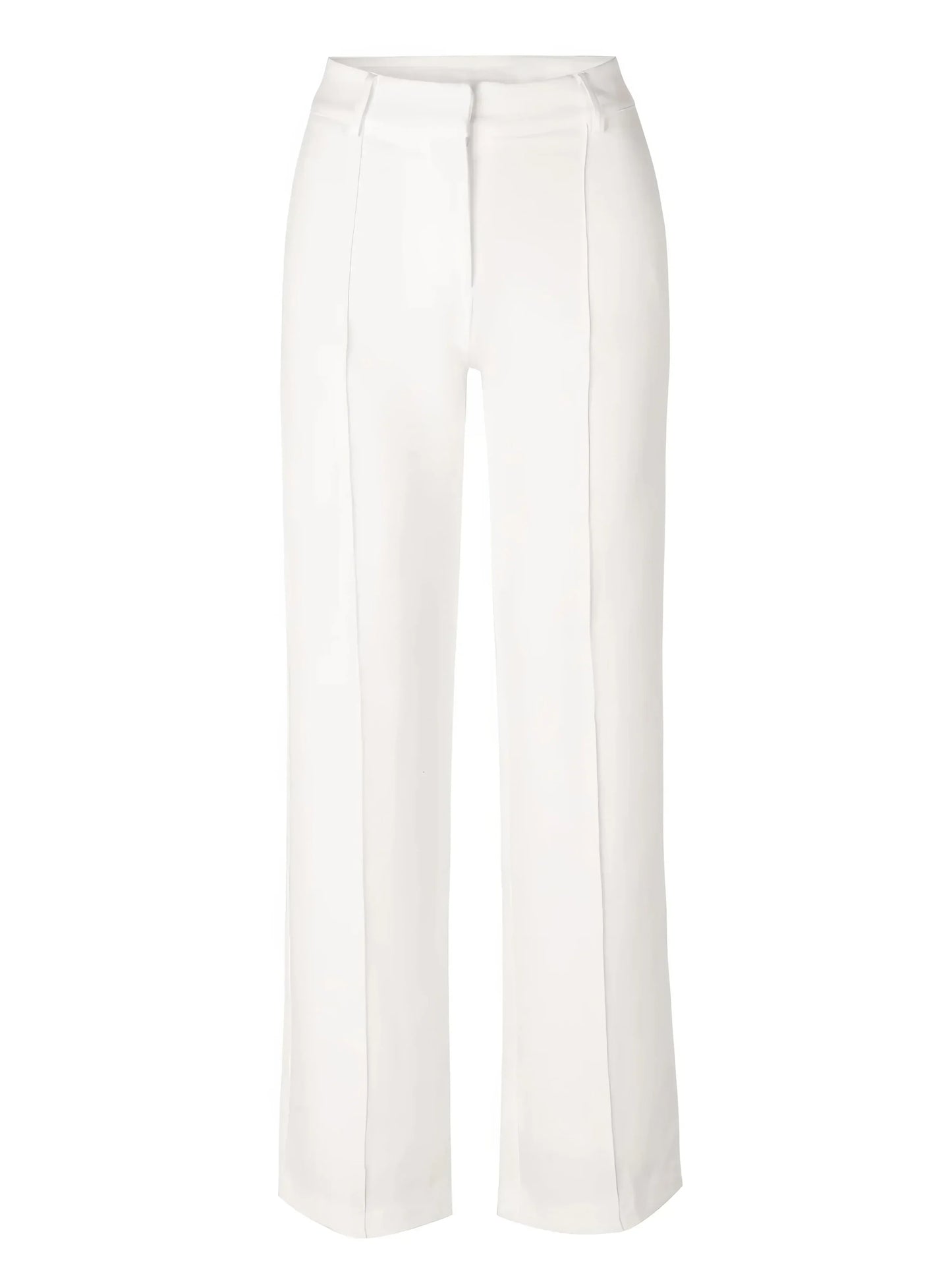 High-waisted chic trousers – elegant women's trousers with a high waist