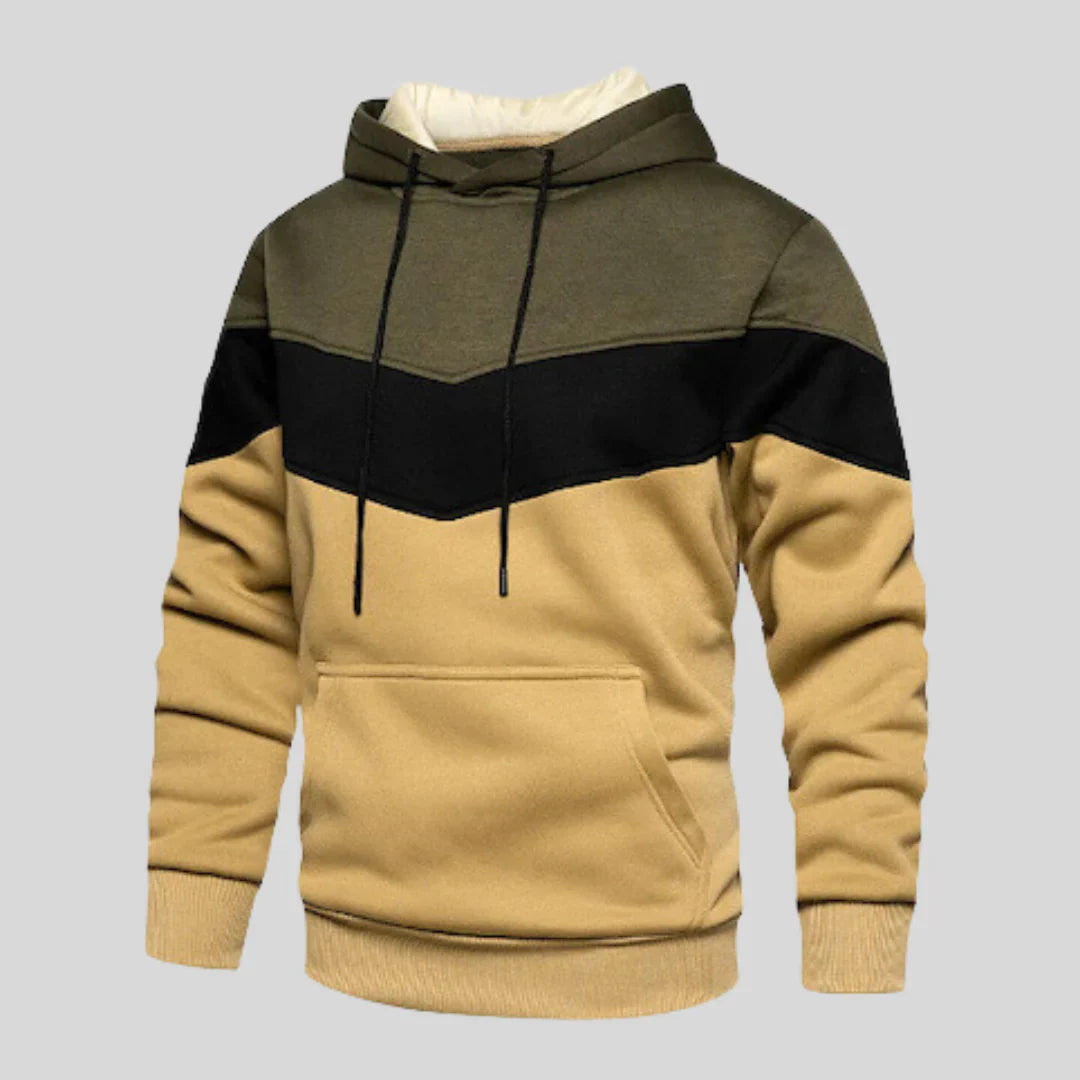 Paul patchwork knit sweater – men