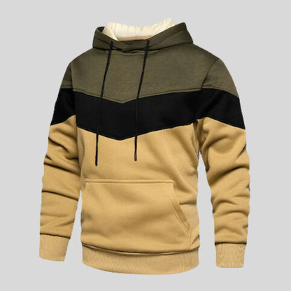 Paul patchwork knit sweater – men