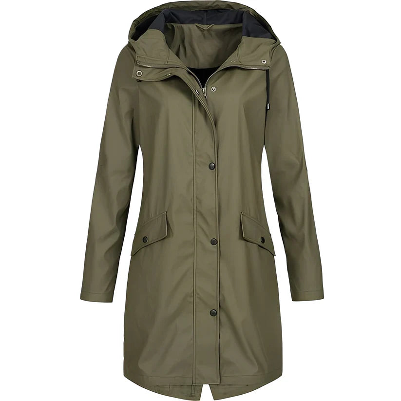 Jessica versatile long waterproof coat – women