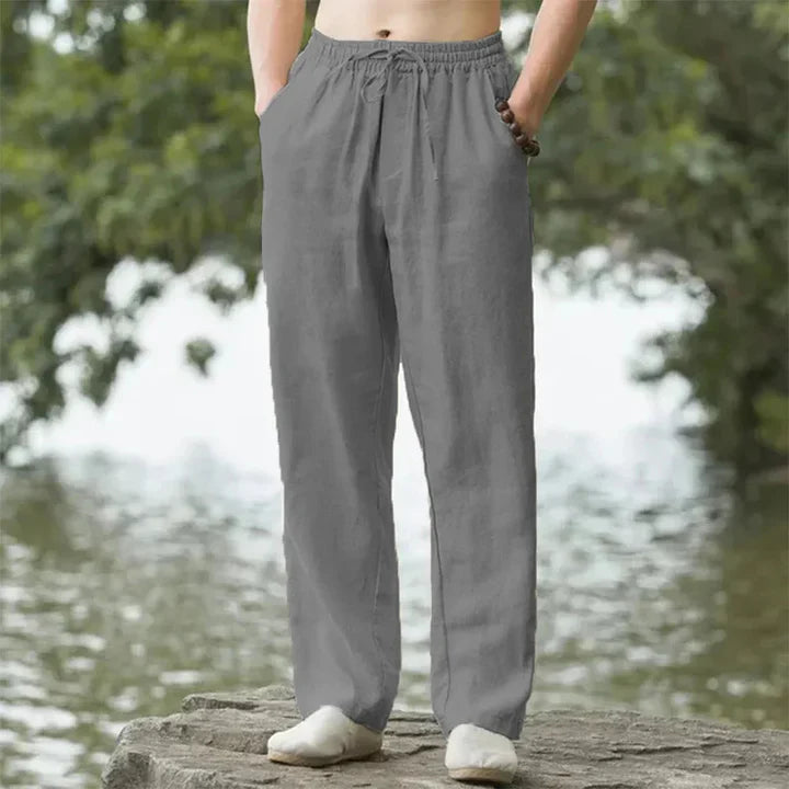 Men’s linen beach pants – men