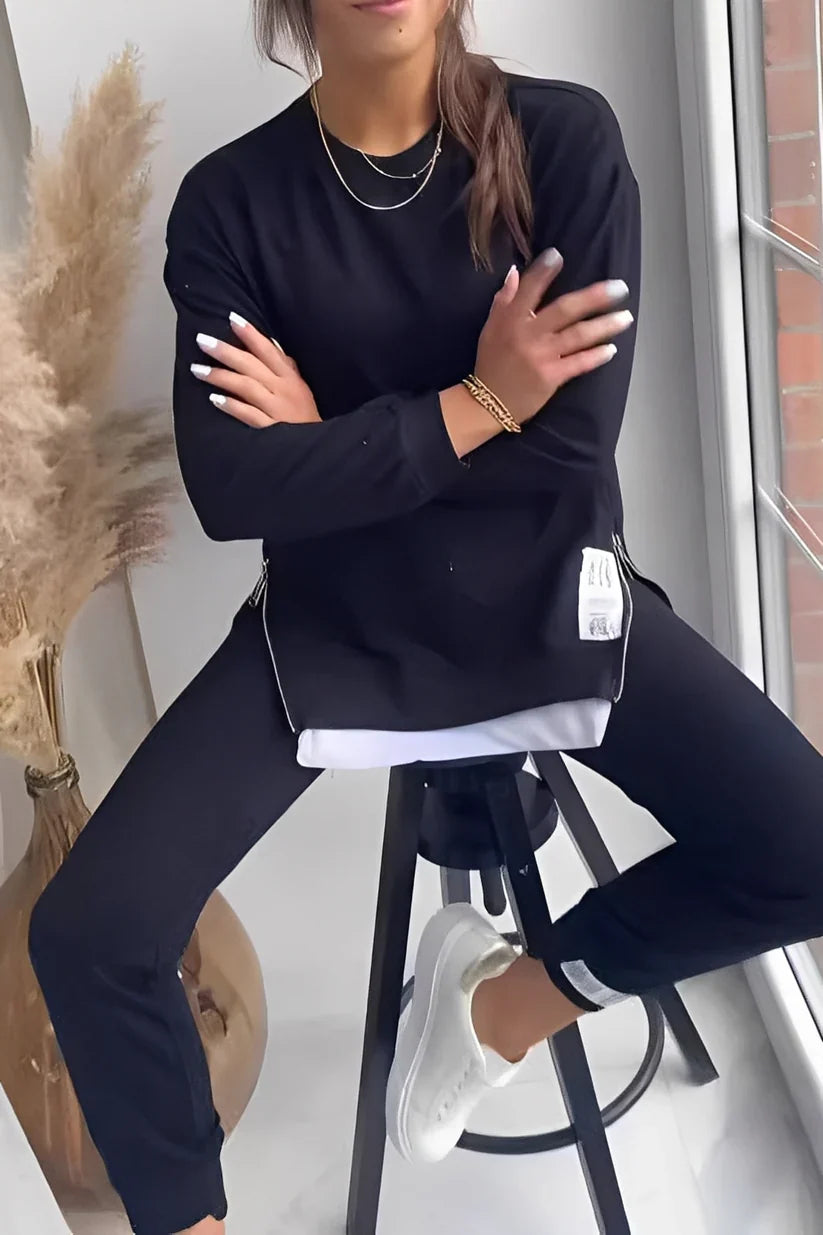 Kristine casual sweatshirt & pants set – women