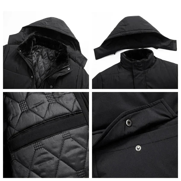 Klaus – stylish puffer jacket with cozy fleece lining