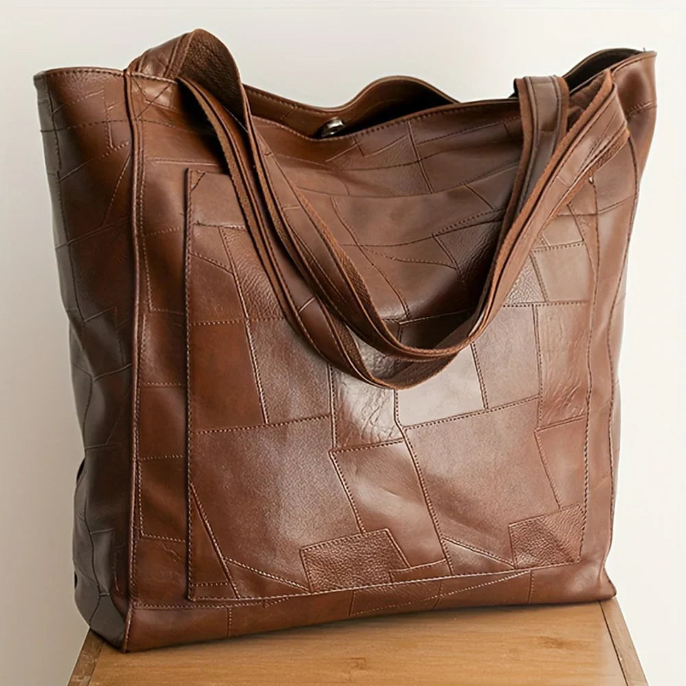 Frenzy faux leather tote bag – women