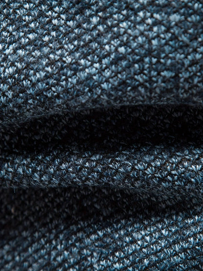 Men’s high-neck quarter-zip knit sweater – men