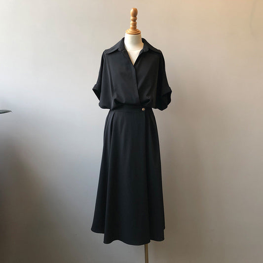 V-neck Shirt Dresses