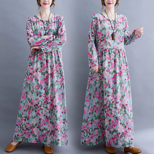 Mona Maxi Dress in August Floral - Bump Friendly - Inclusive Sizing (S-3XL)