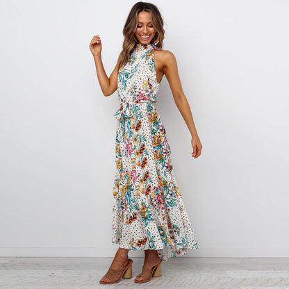 Long floral dress