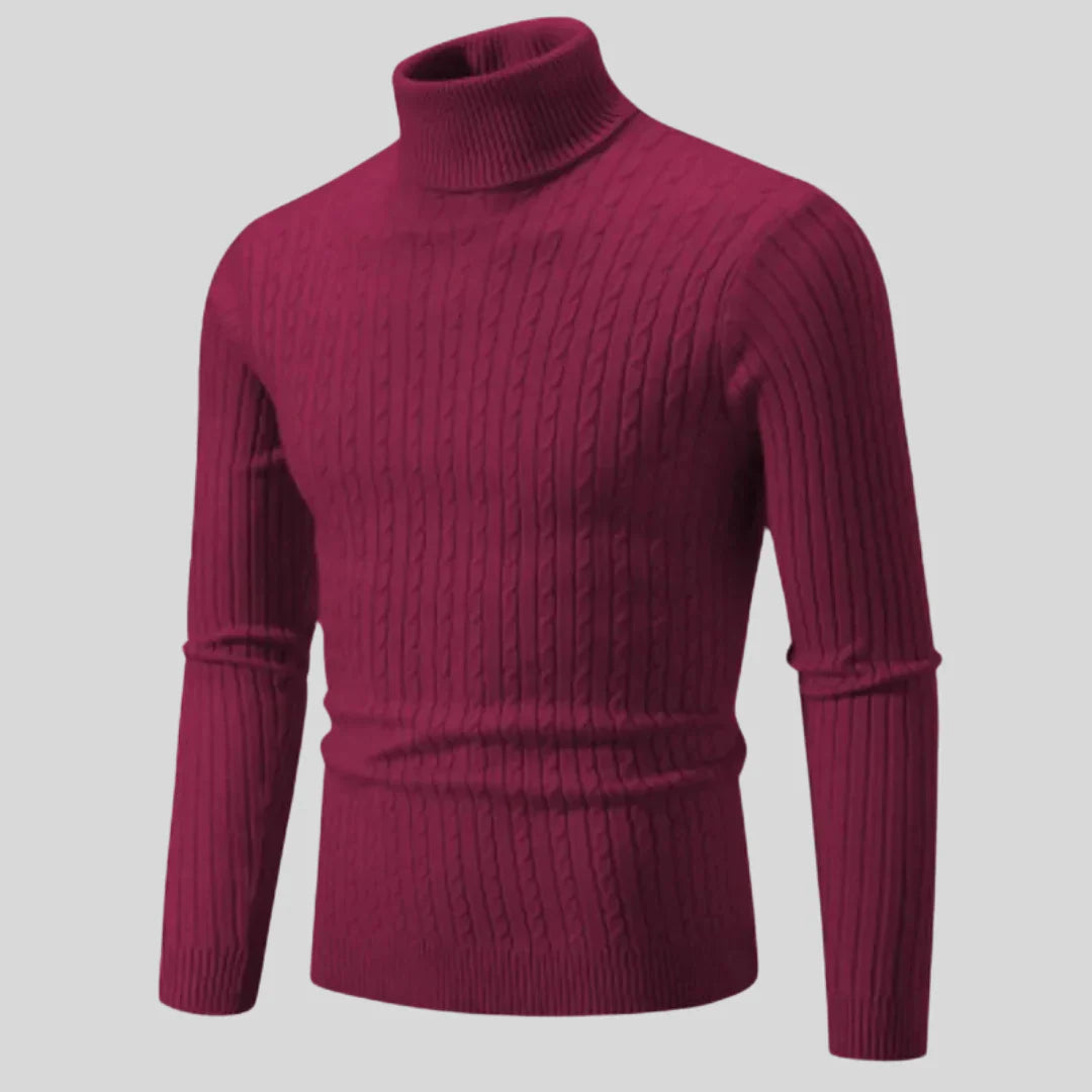 Christoph stylish turtleneck sweater – men