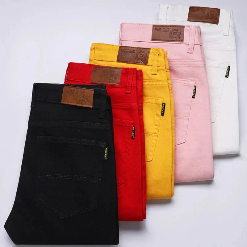 Men's jeans made from sustainable denim with a comfortable cut