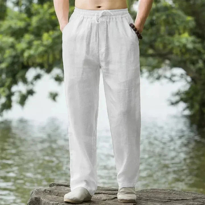 Men’s linen beach pants – men