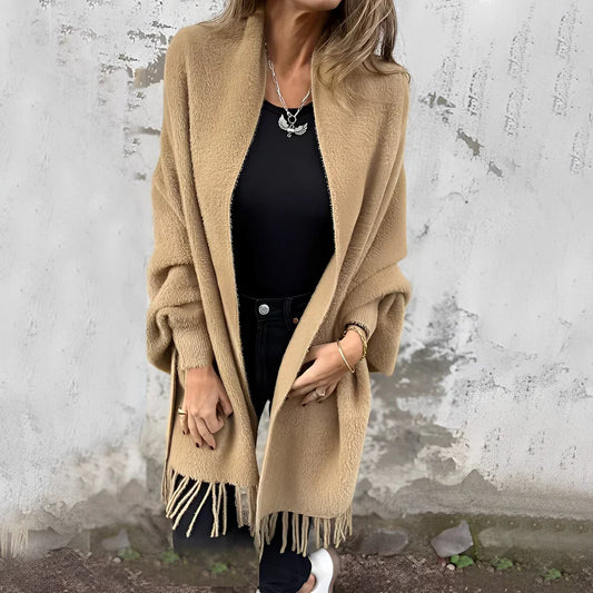 Bethney stylish loose knit jacket – women
