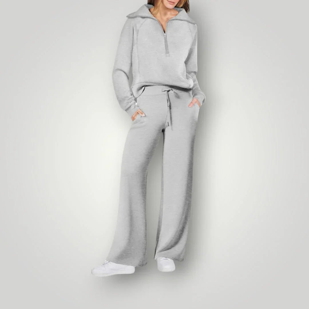 Women's two-piece loungewear set – comfortable set for everyday wear and lounging