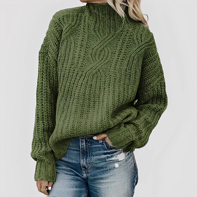 Julianne stylish warm knit sweater – women