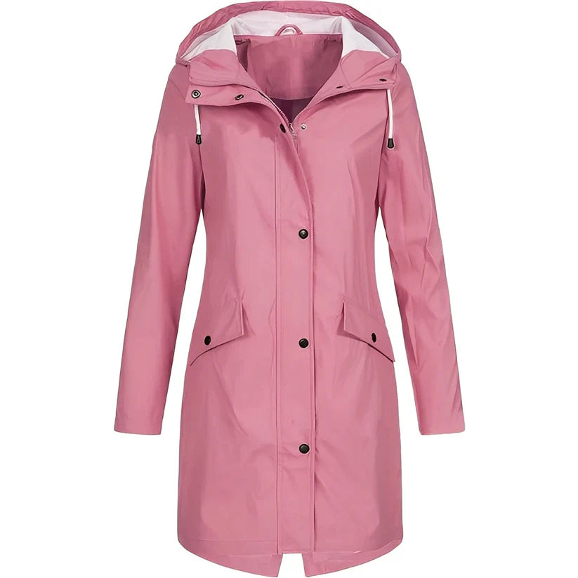 Jessica versatile long waterproof coat – women