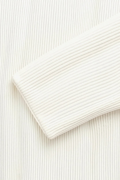 Elegant minimalist zip knit cardigan – men
