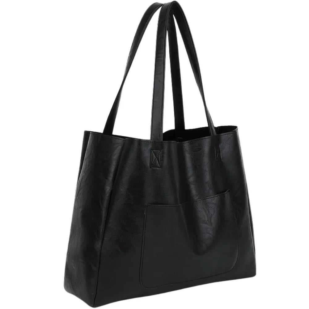 Daphne PU tote-bag minimalist – women
