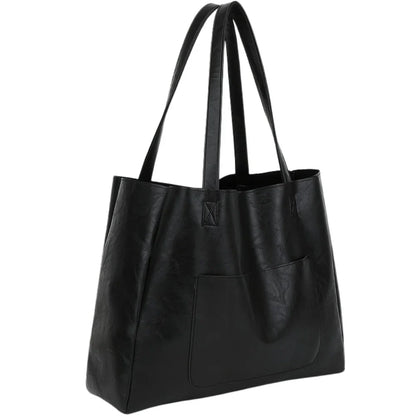 Daphne PU tote-bag minimalist – women