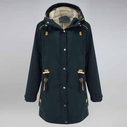 Cozy & weatherproof women's parka jacket