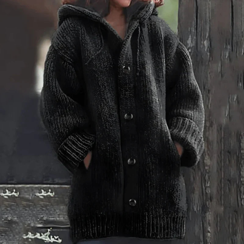 Renzel warm knit cardigan – women