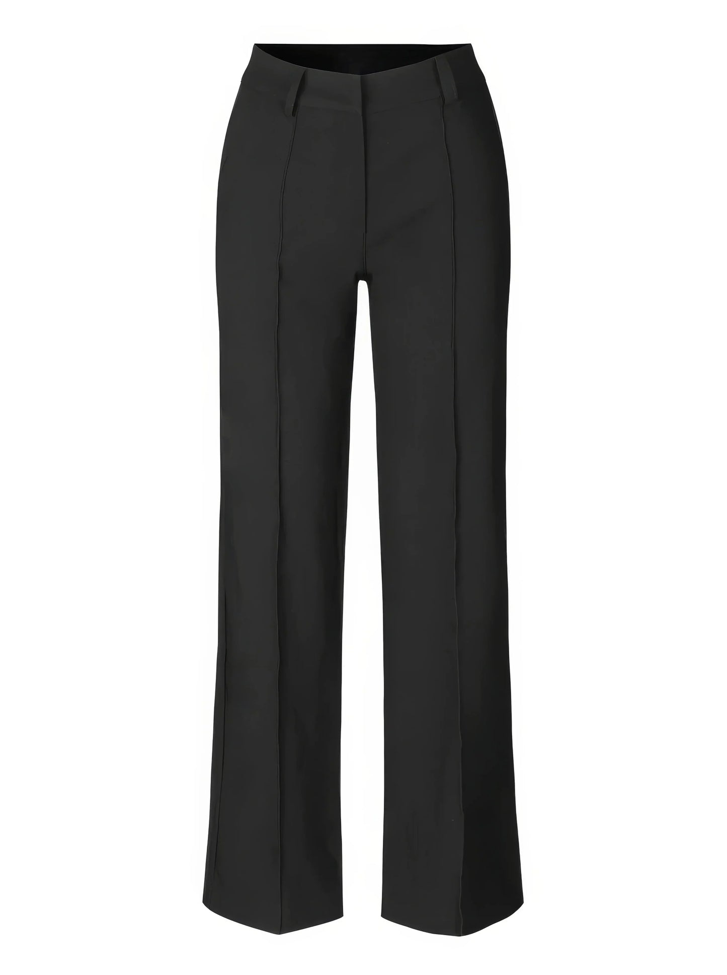 High-waisted chic trousers – elegant women's trousers with a high waist