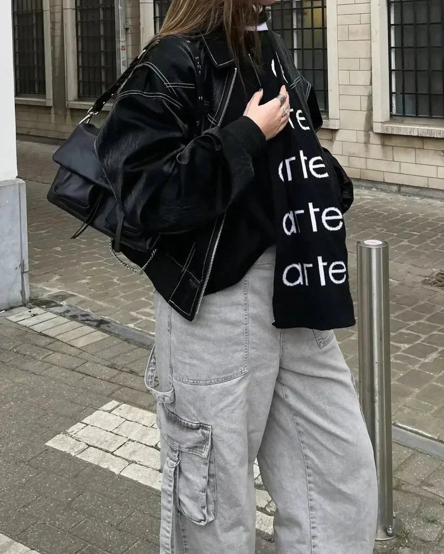 Lucia oversized bomber jacket – women