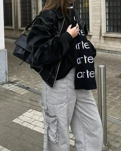 Lucia oversized bomber jacket – women