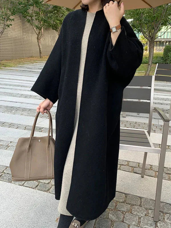 Lisi - long wool coat for women