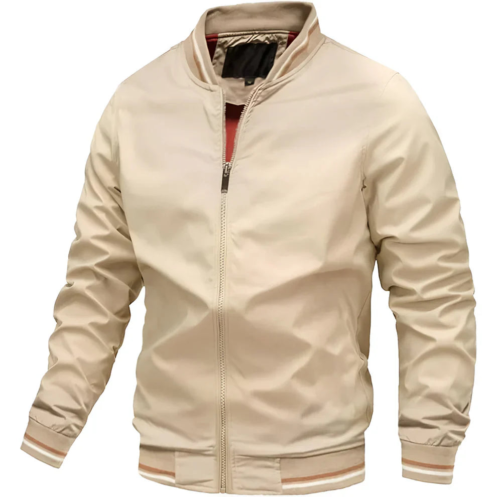 Men’s lightweight bomber jacket casual zip-up – men