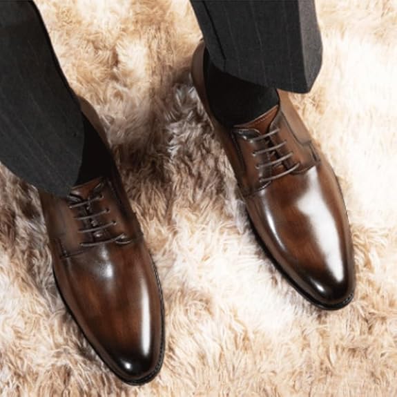 Men’s leather oxford dress shoes formal – men