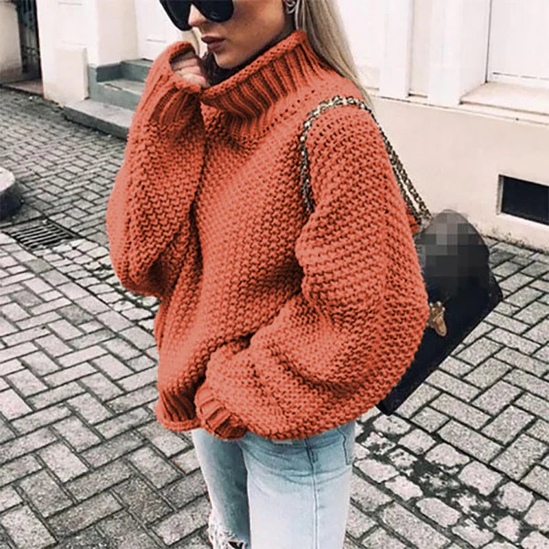 Brooke extra-thick turtleneck sweater – women