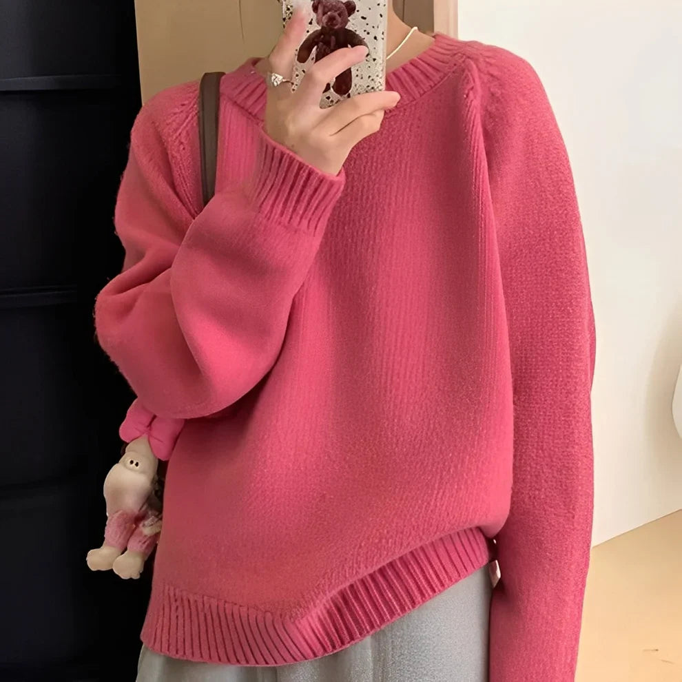 Roxanna simple oversized sweater – women