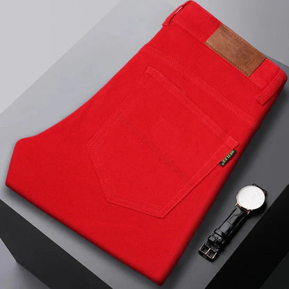 Men's jeans made from sustainable denim with a comfortable cut