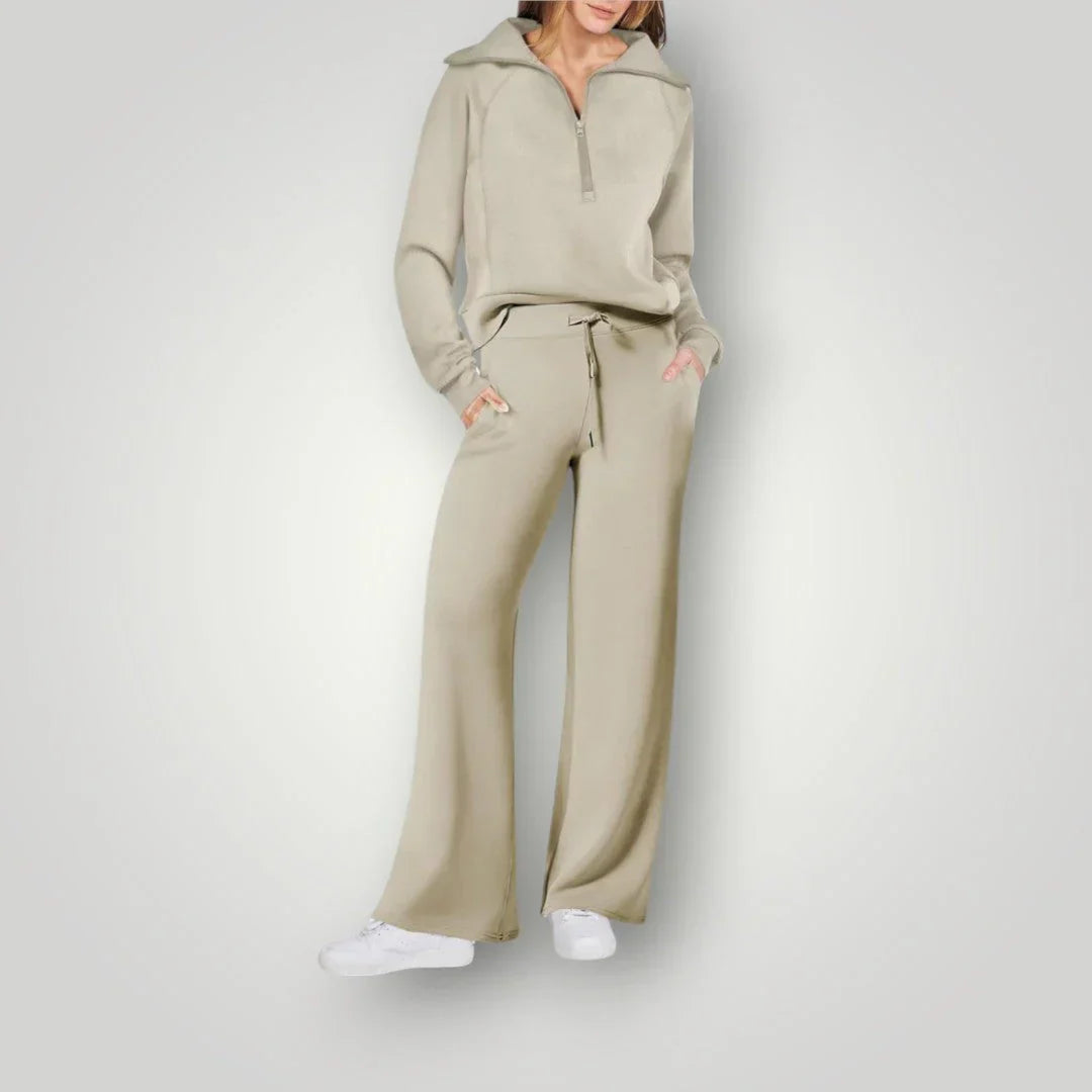 Women's two-piece loungewear set – comfortable set for everyday wear and lounging