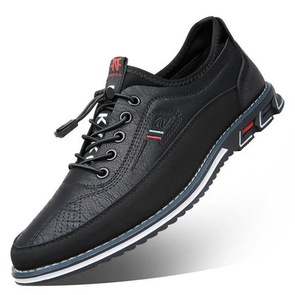 Aaron casual non-slip leather sneakers – men