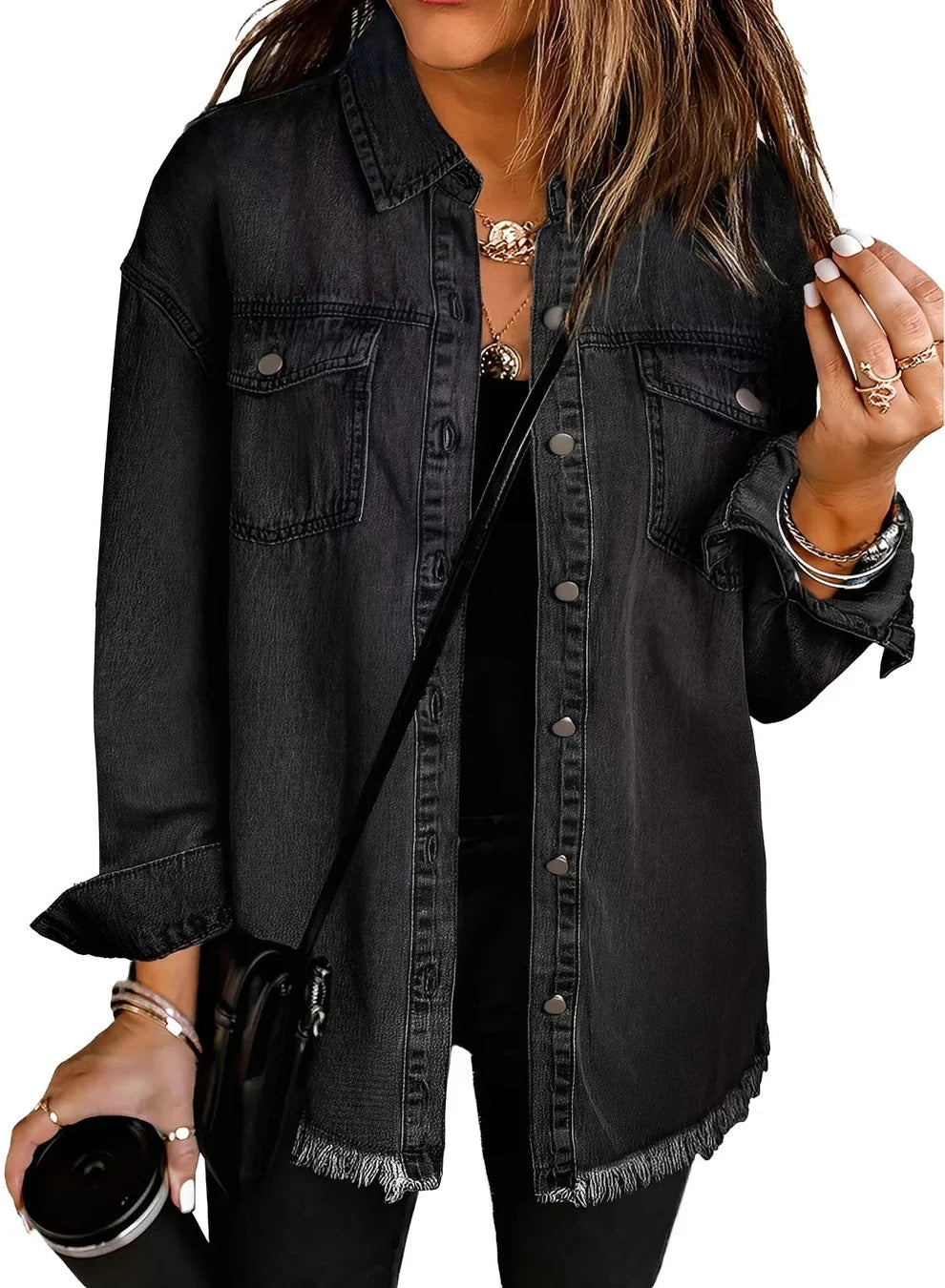 Deborah washed casual denim jacket – women