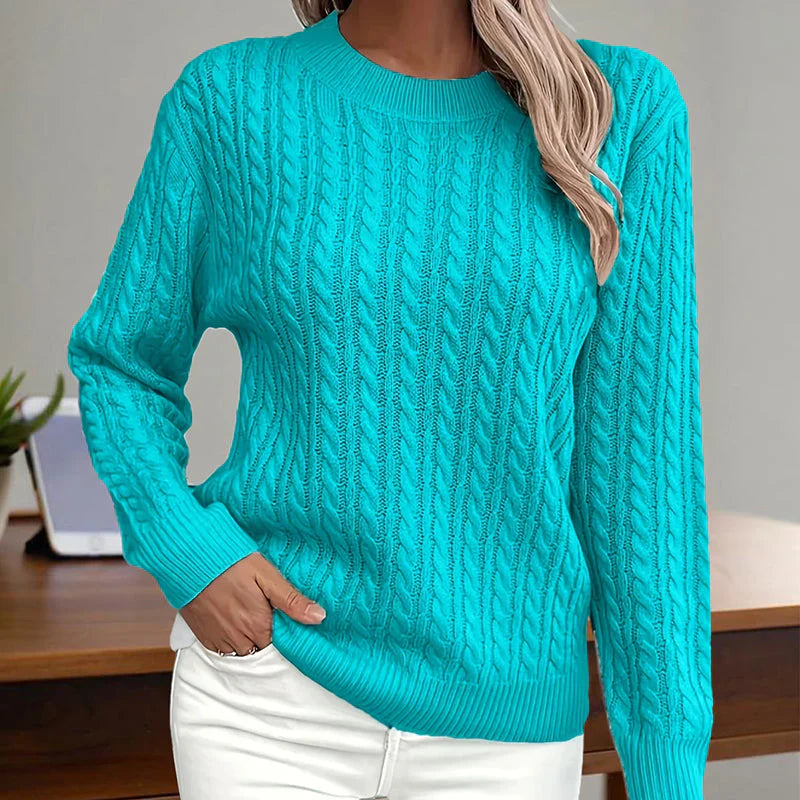Adamina stylish textured sweater – women