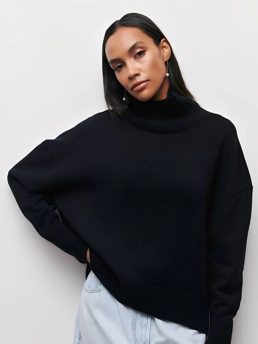 Marva stylish warm turtleneck sweater – women